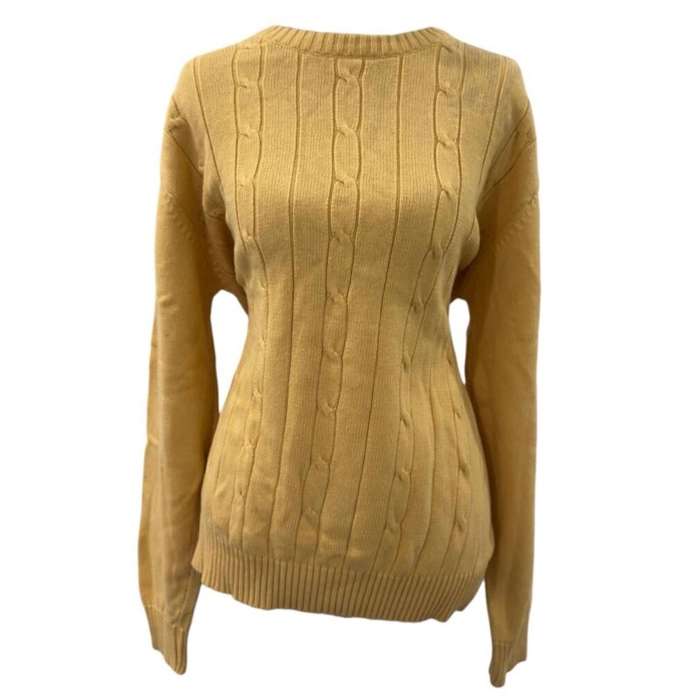 Oscar-de-la-renta Women's Yellow and Tan Jumper